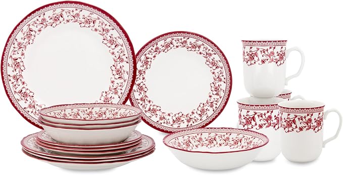 16-Piece Porcelain Dinnerware Set - Image 6