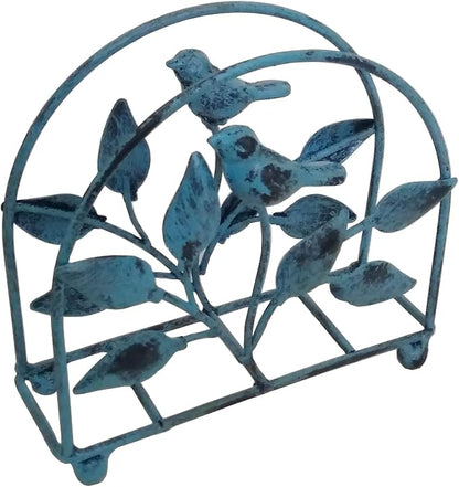 Cast Iron Bird & Tree Classic Napkin Holder/Tabletop Freestanding Tissue - Image 4