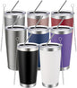MEWAY 20oz Tumbler 8 Pack Double Wall Vacuum Insulated Travel Mug Bulk by MEWAY