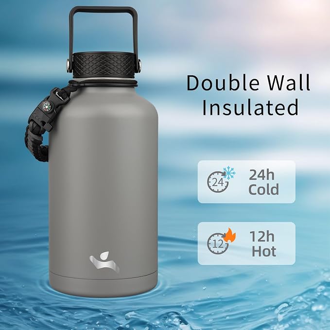 Konokyo Half Gallon Insulated Water Bottle - Image 2