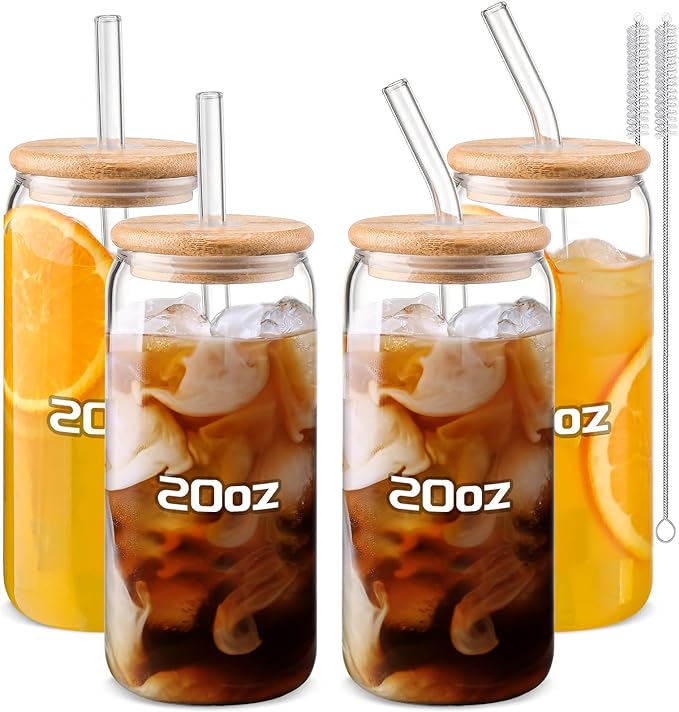 DWTS DANWEITESI Glass Cups “20oz”, Glass Cups by DWTSDANWEITESI
