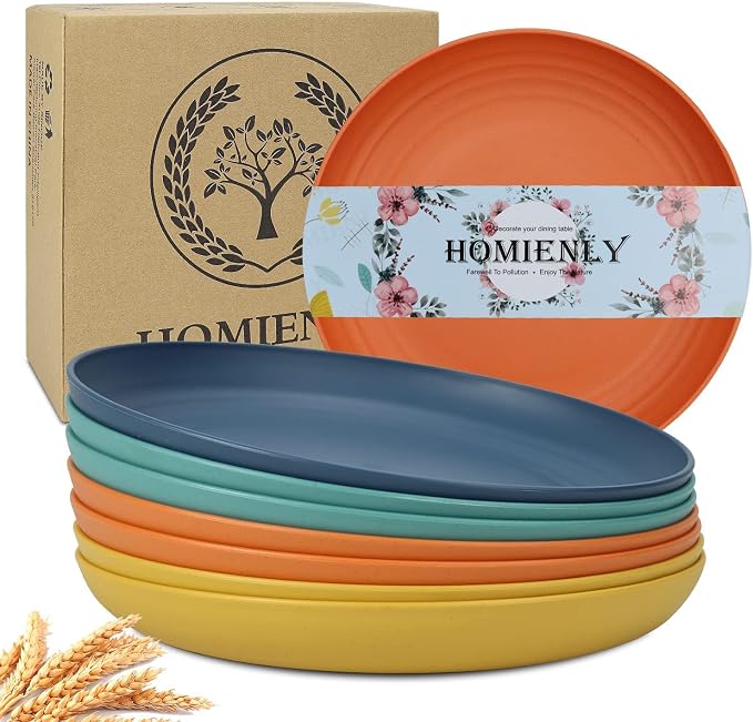 Deep Dinner Plates Set of 8 Alternative by HOMIENLY