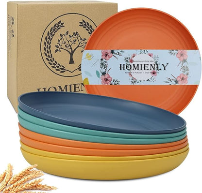 Deep Dinner Plates Set of 8 Alternative by HOMIENLY