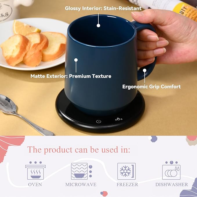 Miicol Ceramic Coffee Mug, 16 oz Large Coffee Cup, Tea Mug - Image 7