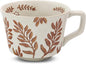 11 oz Ceramic Coffee Mug, Stoneware Teacup by LINVIA