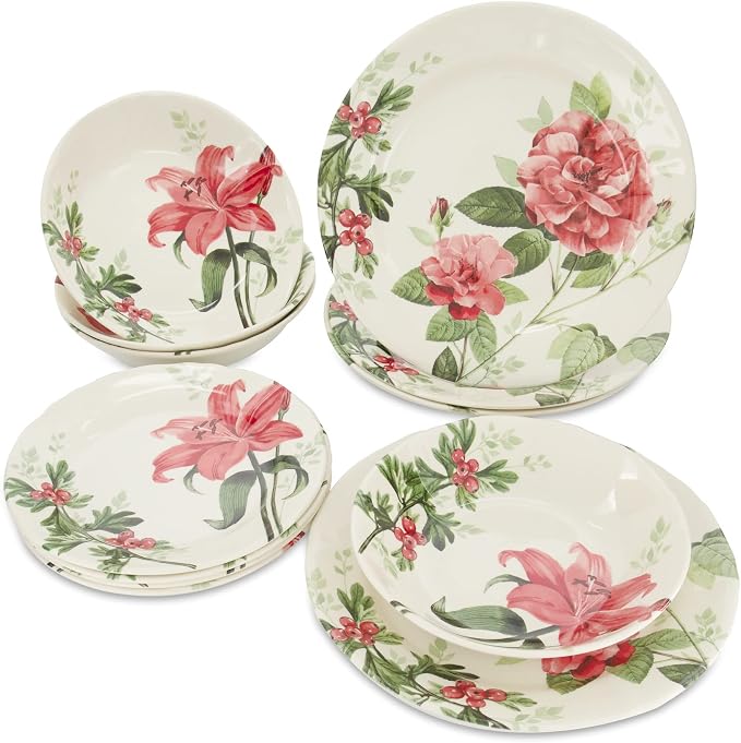24-Piece Porcelain Dinnerware Set - Image 7
