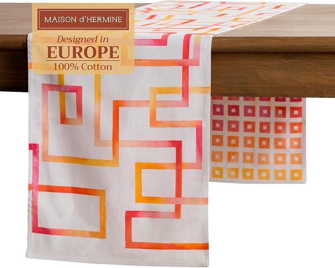 Maison d' Hermine Table Runner 100% Cotton 14.50" x 108" | Table Runners 108 by MaisondHermine