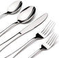 Silverware Set for 8 with Serving Utensils, Stainless Steel Flatware Cutlery | by ACNUSIK