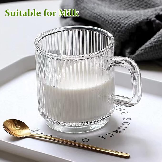 Qipecedm 6 PACK Premium Glass Coffee Mugs - Image 7