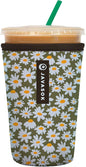 Sok It JavaSok Iced Coffee & Cold Soda Insulated Neoprene Cup Sleeve (Chamomile China, Medium: 22-28oz)