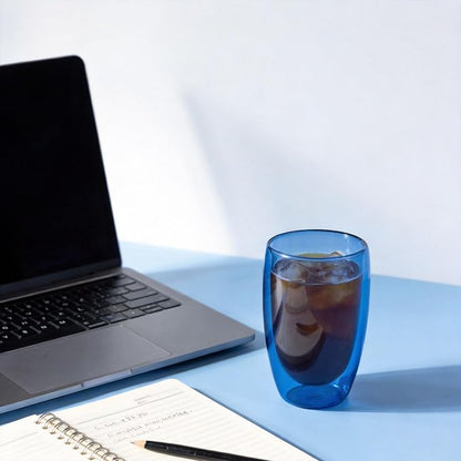 Double Walled Coffee Glass Set of 2 - Image 6