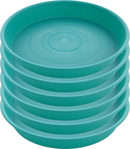 2 Pack of 8 inch Plant Saucer Clear, Heavy Duty Plastic Plant Water Tray 8 inch - Image 8