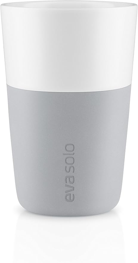 Eva Solo | 2 Café Latte Tumbler Mugs | 12 oz Porcelain Coffee Cup Tumblers - Image 2