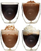 Moderna Artisan Series Double Wall 2 oz Beverage & Espresso Shot Glasses by Ozeri