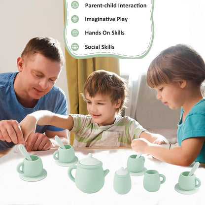 MCGMITT Silicone Tea Set, Tea Party Set - Image 6