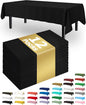 Pureegg Plastic Table Cloth Disposable 12 Pack, 54 x 108 Inch Table Cloths by Pureegg