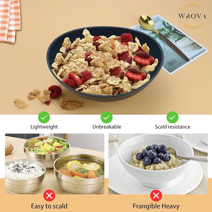 65oz Big Wheat Straw Bowls - Image 7