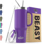 Beast 50 oz Tumbler with Handle Stainless Steel Vacuum Insulated Coffee Ice Cup by GreensSteel