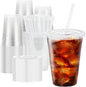 Clawsoff 50 Pack 16 oz Clear Plastic Cups by BuyNow