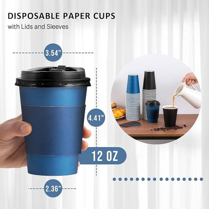 SIUQ 500 Pack 12 oz Coffee Cups - Image 2