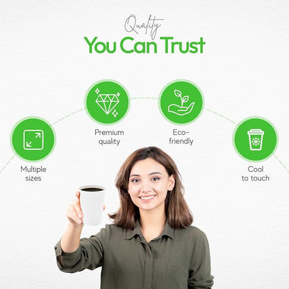 Restaurantware-12 Ounce Disposable Coffee Cups, 500 Double Wall Hot Cups - Image 5