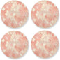 Snake Skin Texture Seamless Set of 4 Coaster by KLL