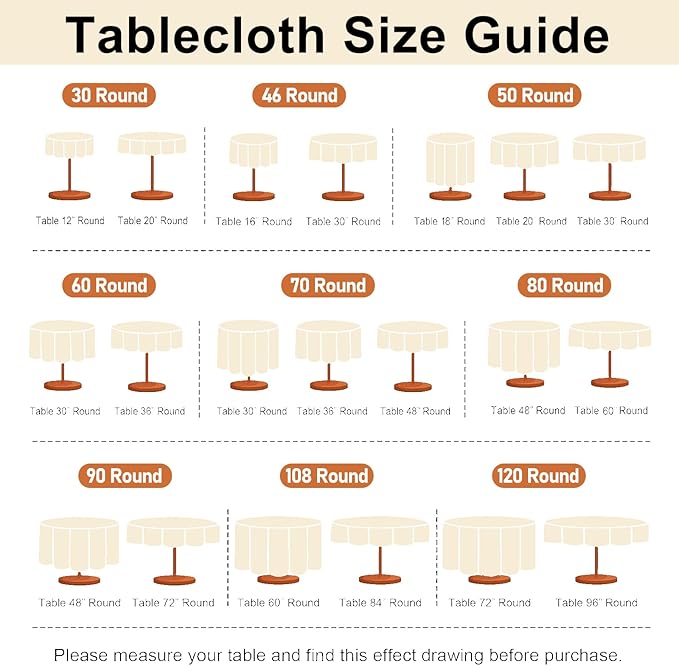 JIUZHEN Round Textured Table Cloth Linen Wrinkle Free Stain Resistant Farmhouse Decorative Circular Tablecloth for Kitchen, Dining, Party, Wedding, Outdoor Use (45 Inch Round,Sage Green)