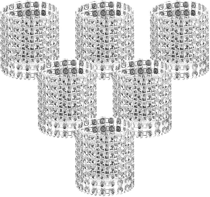 Accmor 50pcs Napkin Rings, DIY Decoration by Accmor