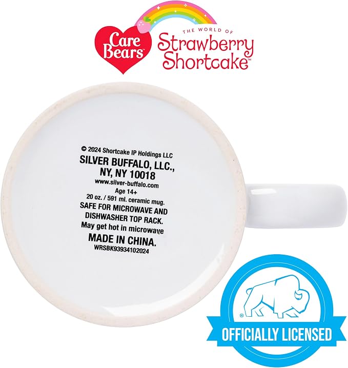 Silver Buffalo Strawberry Shortcake and Custard, Ceramic Mug, 20oz | Have a - Image 4