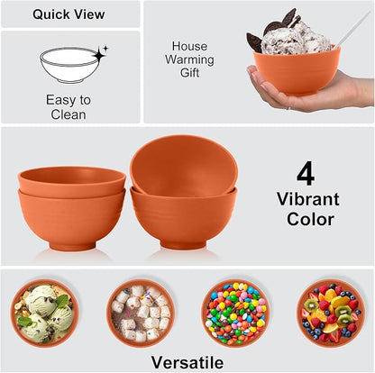 wheat straw small bowls 10oz set of 8 - Image 4