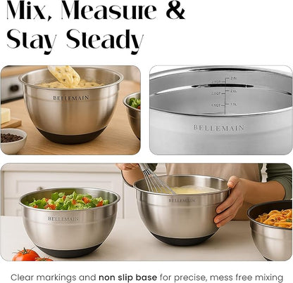 Bellemain Stainless Steel Mixing Bowls - Image 7