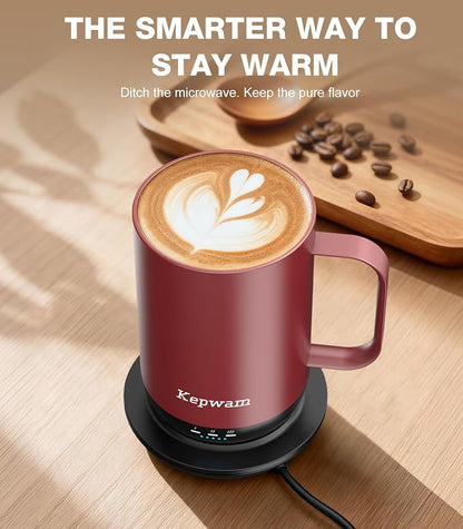 Kepwam Self-Heating Coffee Mug T1, 16oz Rechargeable Heated Coffee Mug - Image 7