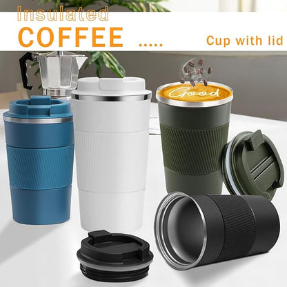 Insulated Travel Coffee Mug, Stainless Steel Coffee Cup - Image 6