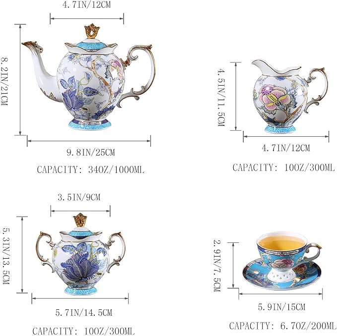 ACMLIFE Porcelain Tea Sets - Image 9