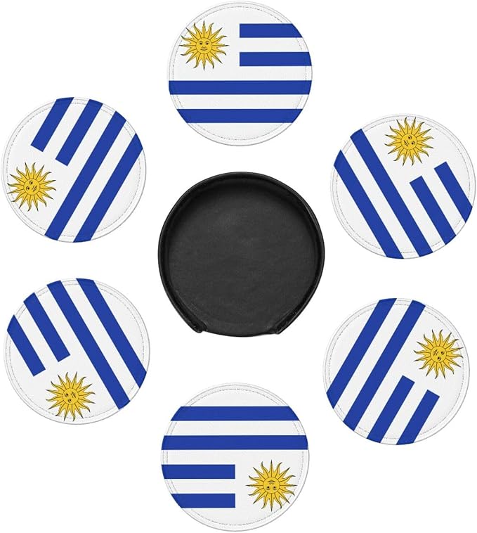 Uruguay Flag Coasters for Drinks - Image 7