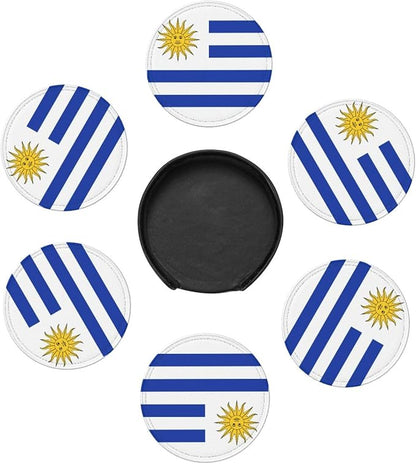 Uruguay Flag Coasters for Drinks - Image 7