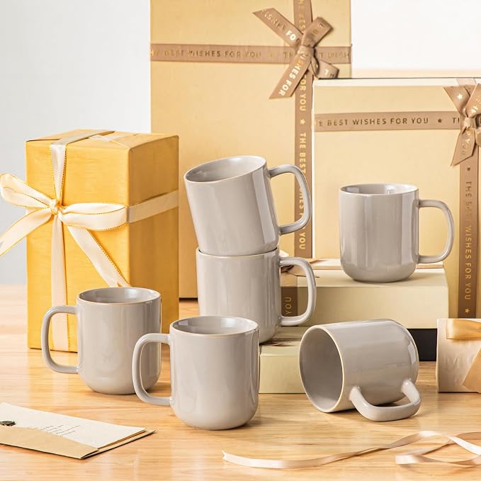 vancasso Coffee Mugs Set of 6, 12 Oz Ceramic Coffee Cups - Image 7