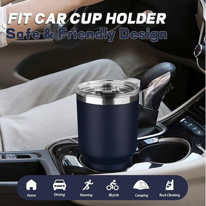 30 oz Tumbler with Lids and Straws, Stainless Steel Insulated Coffee Tumbler - Image 6