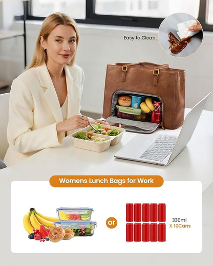 LOVEVOOK Lunch Bag for Women, Work Laptop Tote Bag - Image 4