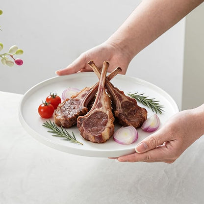 Ceramic Dinner Plates, 10.25 Inch, Set - Image 4