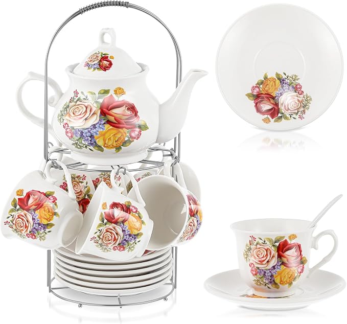 Zhehao 20 Pcs Porcelain Tea Set by Zhehao
