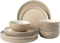 Gibson Elite Island Bay 12-Piece New Bone China Dinnerware Set Service by GibsonHomewares