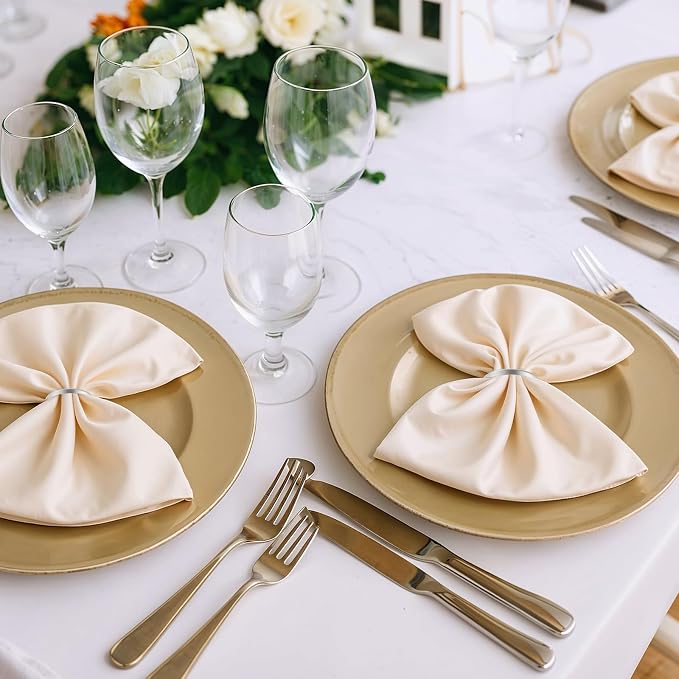 100Pcs Silver Napkin Rings Bulk, Elegant Silver Napkin Rings, Metal-Napkin Ring - Image 4