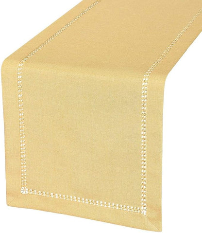 Grelucgo Handcrafted Solid Color Dining Table Runner, Dresser Scarf, by Grelucgo