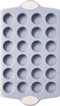 BRONYPRO 24-Cup Ceramic Nonstick Mini Muffin Pan & Cupcake Tin, Cream White | by Bronypro