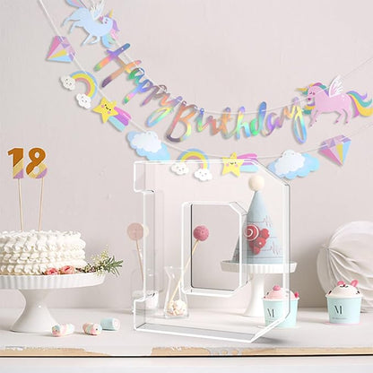 11" Acrylic Letter Charcuterie Tray, Charcuterie Letters Fillable Box for Food, Reusable Serving Cake Candy Dish Display Tray for Birthday Anniversary Party Decoration (Letter D)
