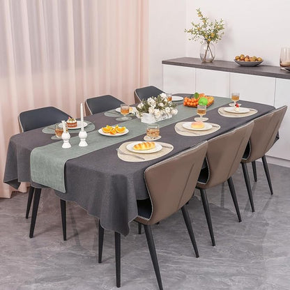 Faux Leather Placemats Set of 6, Dual Sided - Image 8