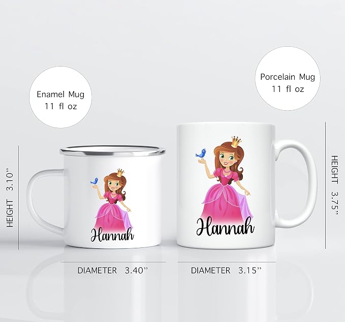 Personalized Mug for Kids, Girls | Customized Hot Chocolate, Coffee & Tea Cup | - Image 3