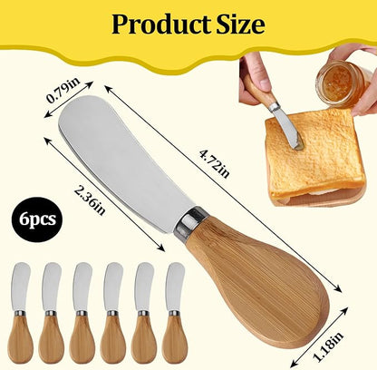 Cheese Spreader Knives, Small Cheese Knives - Image 4