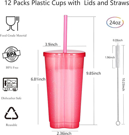24 oz Reusable Plastic Cups, Custom Cups - Image 2